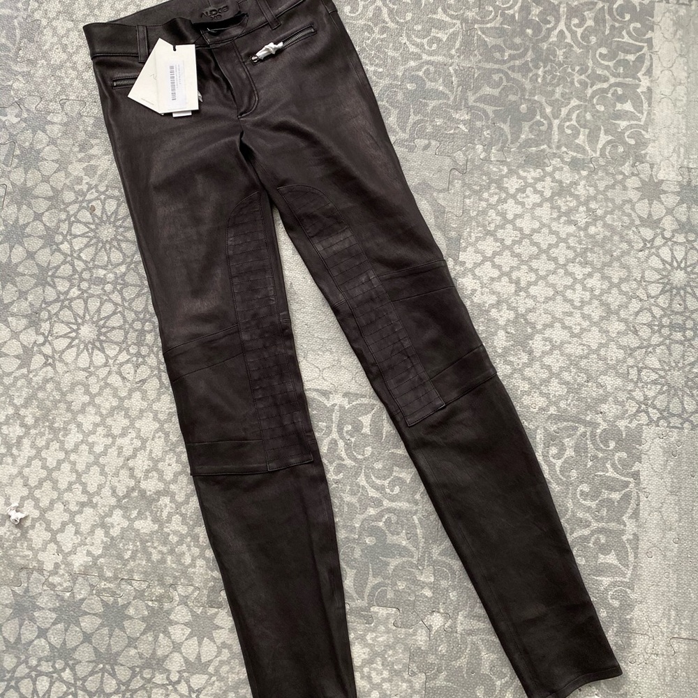 Alexis Corvin leather pants